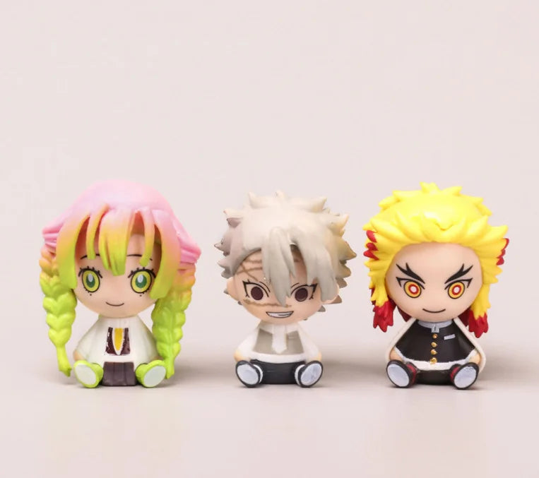 Kawaii Hashira Mini Figure Set ā Demon Slayer