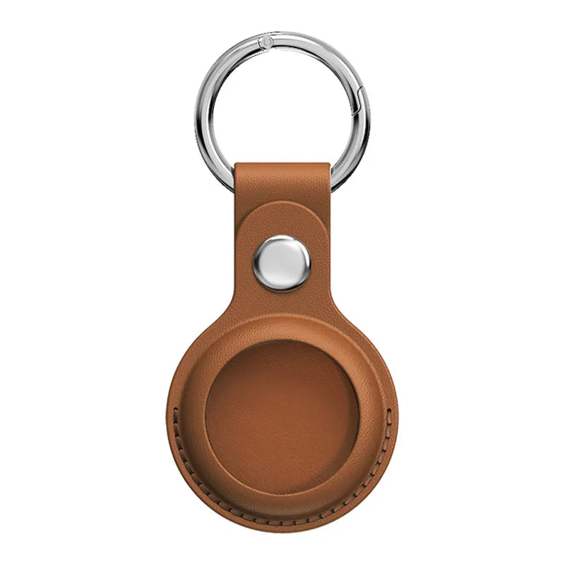 Elegant Leather Keychain for Apple Airtags