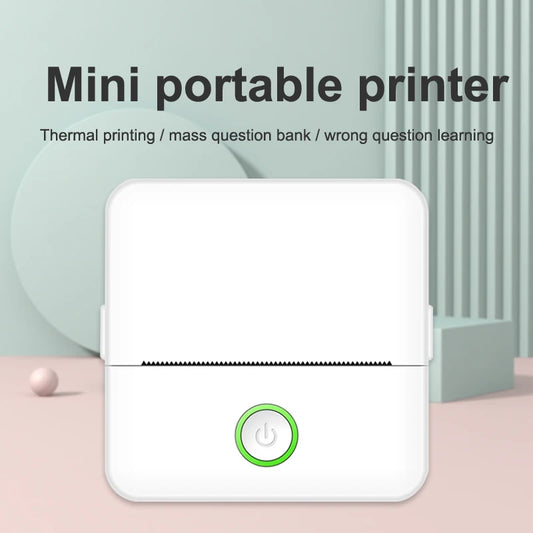 Mini HD Portable Thermal Printer – Print Anywhere, Anytime