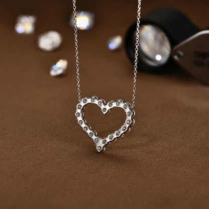 Celestine Heart in Sterling Silver RD.