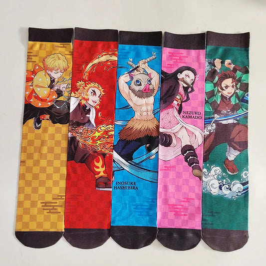 Demon Slayer Kawaii Socks