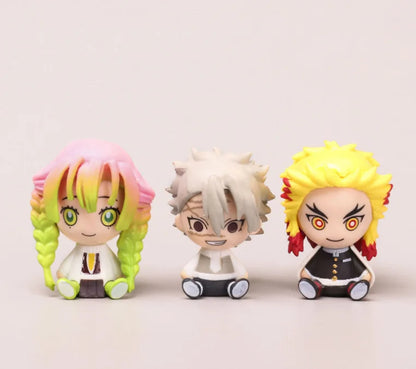 Kawaii Hashira Mini Figure Set – Demon Slayer
