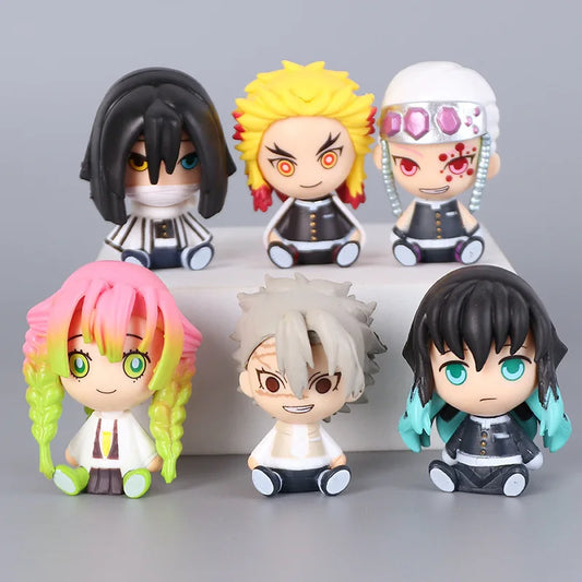 Kawaii Hashira Mini Figure Set – Demon Slayer