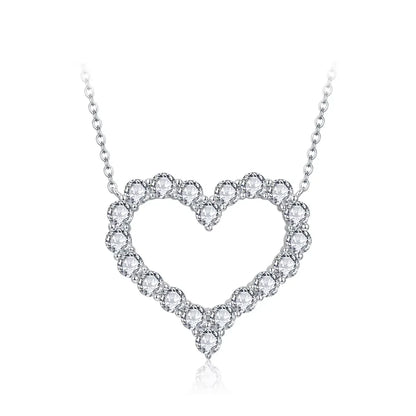 Celestine Heart in Sterling Silver RD.