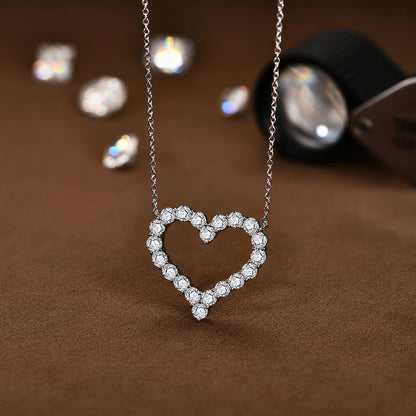 Celestine Heart in Sterling Silver RD.